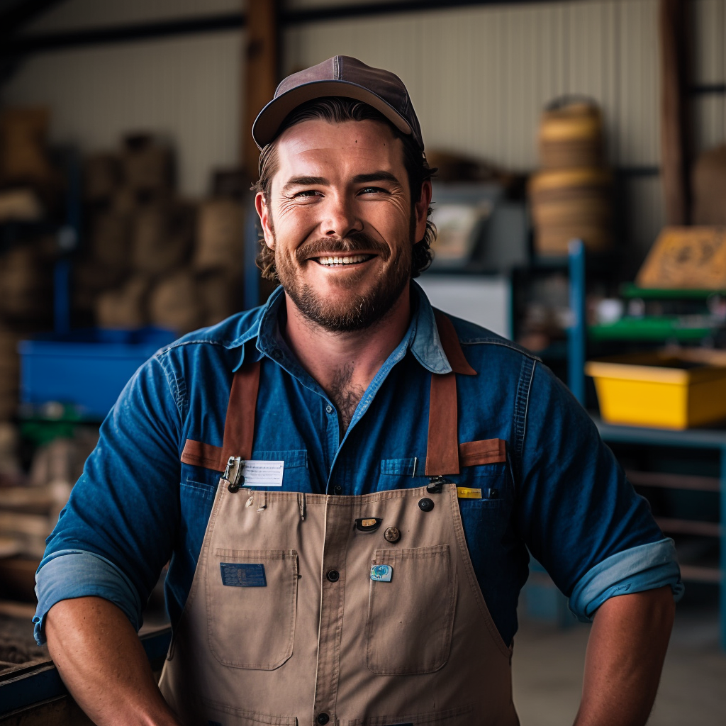 Landscape business owner happy because he has filled all staff positions