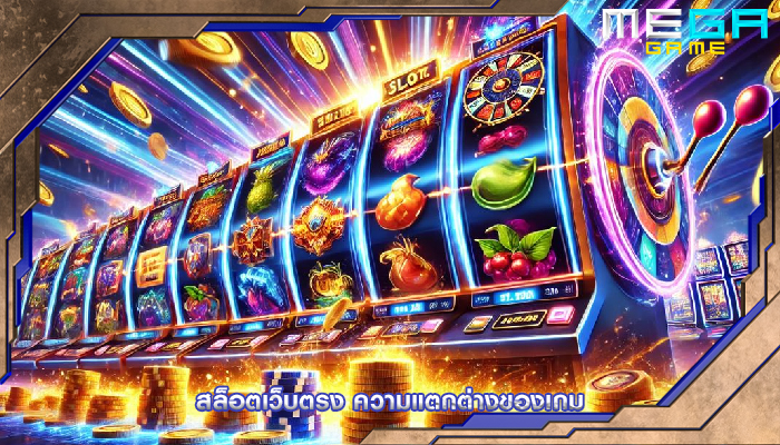 สล็อตเว็บตรง ความแตกต่างของเกม